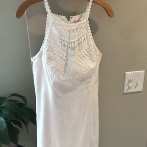 Lilly Pulitzer white cotton dress size 8